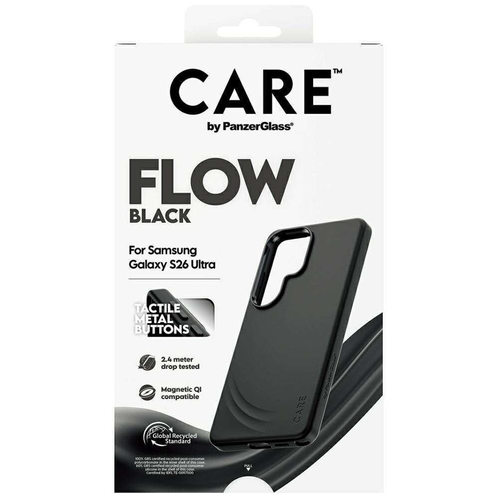 Samsung Galaxy S26 Ultra CARE by PanzerGlass Flow Qi dėklas – juodas 5 Samsung Galaxy S26 Ultra CARE by PanzerGlass Flow Qi dėklas – juodas 5