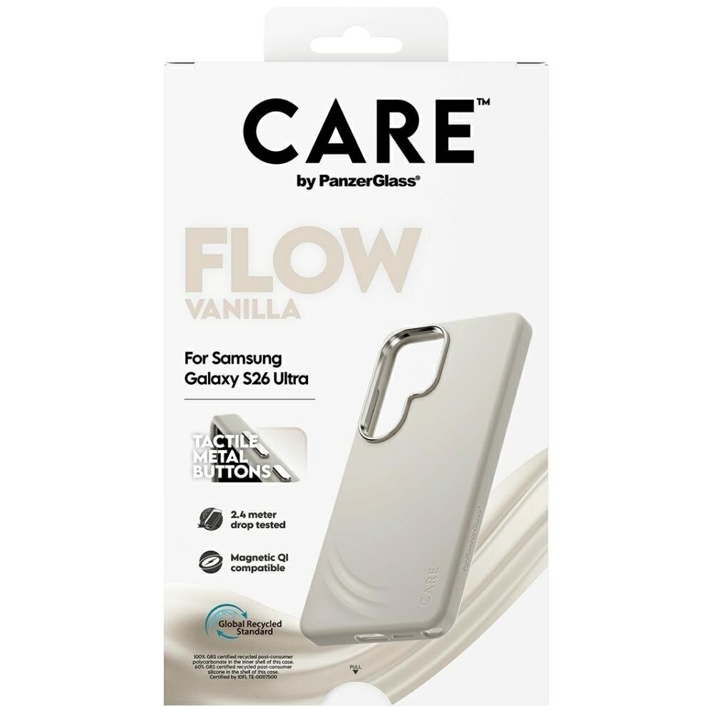 Samsung Galaxy S26 Ultra CARE by PanzerGlass Flow Vanilla Qi dėklas – smėlio spalvos 5 Samsung Galaxy S26 Ultra CARE by PanzerGlass Flow Vanilla Qi dėklas – smėlio spalvos 5