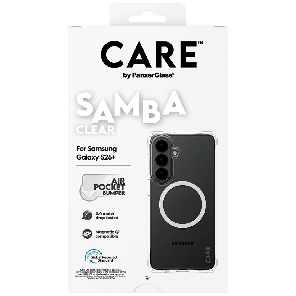 Samsung Galaxy S26+ CARE by PanzerGlass Samba Transparent Qi dėklas – skaidrus 5 Samsung Galaxy S26+ CARE by PanzerGlass Samba Transparent Qi dėklas – skaidrus 5