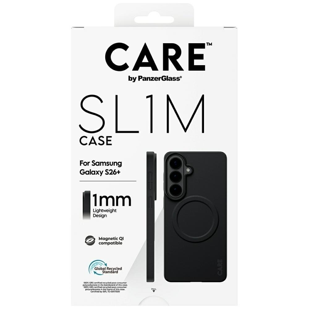 Samsung Galaxy S26+ CARE by PanzerGlass SL1M dėklas – juodas 5 Samsung Galaxy S26+ CARE by PanzerGlass SL1M dėklas – juodas 5