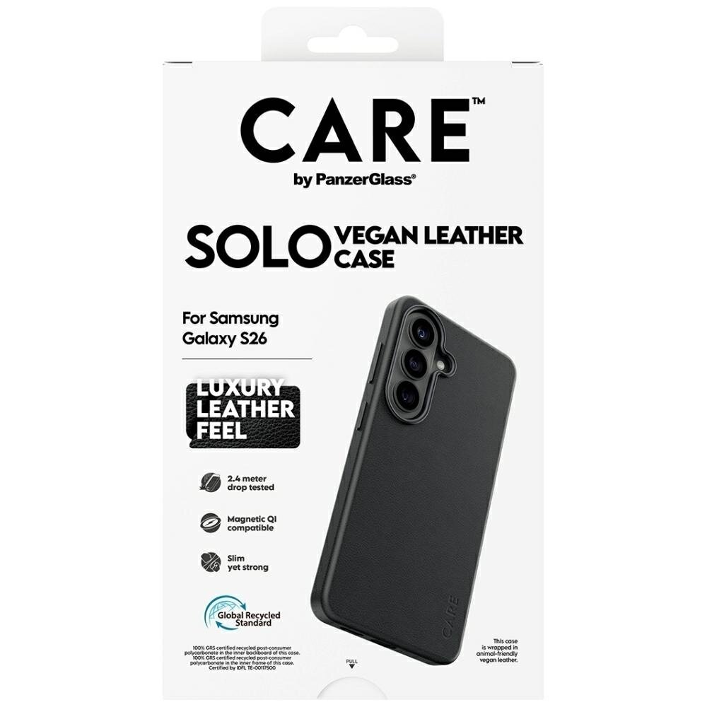 Samsung Galaxy S26 CARE by PanzerGlass Solo dėklas – juodas 5