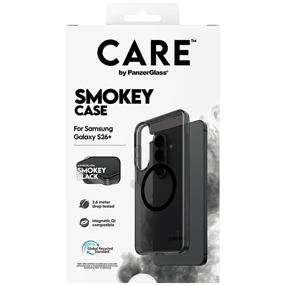 Samsung Galaxy S26+ CARE by PanzerGlass Urban Explorer Smokey Qi dėklas – juodas 5