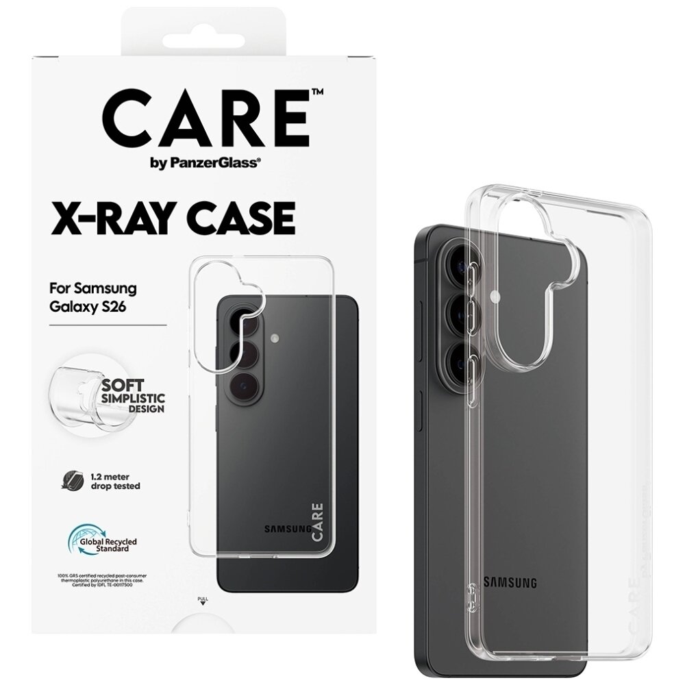 Samsung Galaxy S26 CARE by PanzerGlass X-Ray dėklas – skaidrus 3