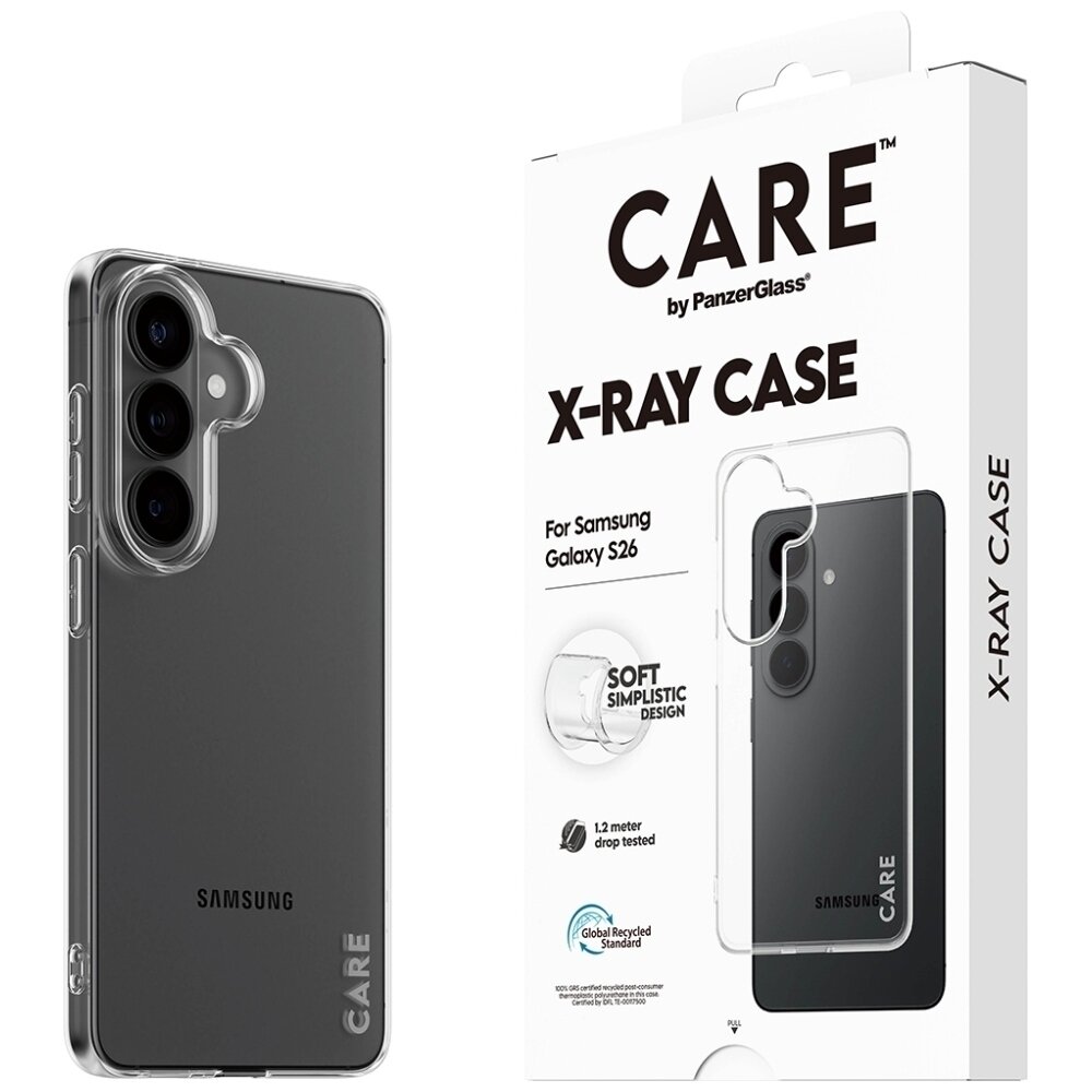 Samsung Galaxy S26 CARE by PanzerGlass X-Ray dėklas – skaidrus 4