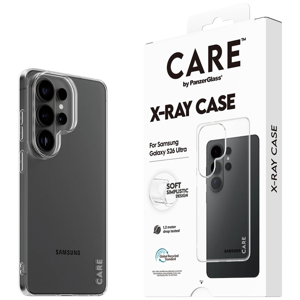Samsung Galaxy S26 Ultra CARE by PanzerGlass X-Ray dėklas – skaidrus 4