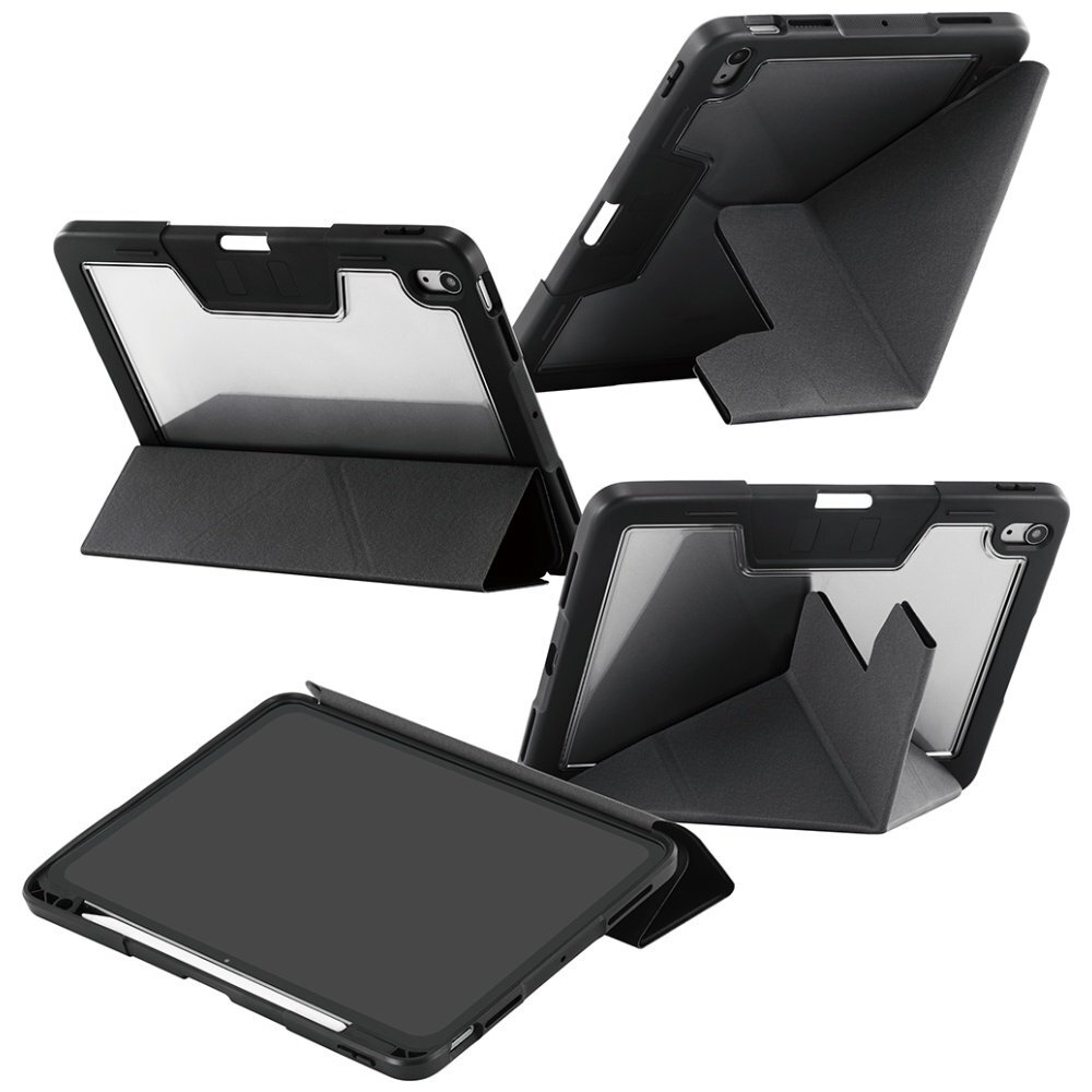 iPad Air 11" 2025 (7 kartos) / iPad Air 11" 2024 (6 kartos) Care by PanzerGlass Y Fold dėklas – juodas 2
