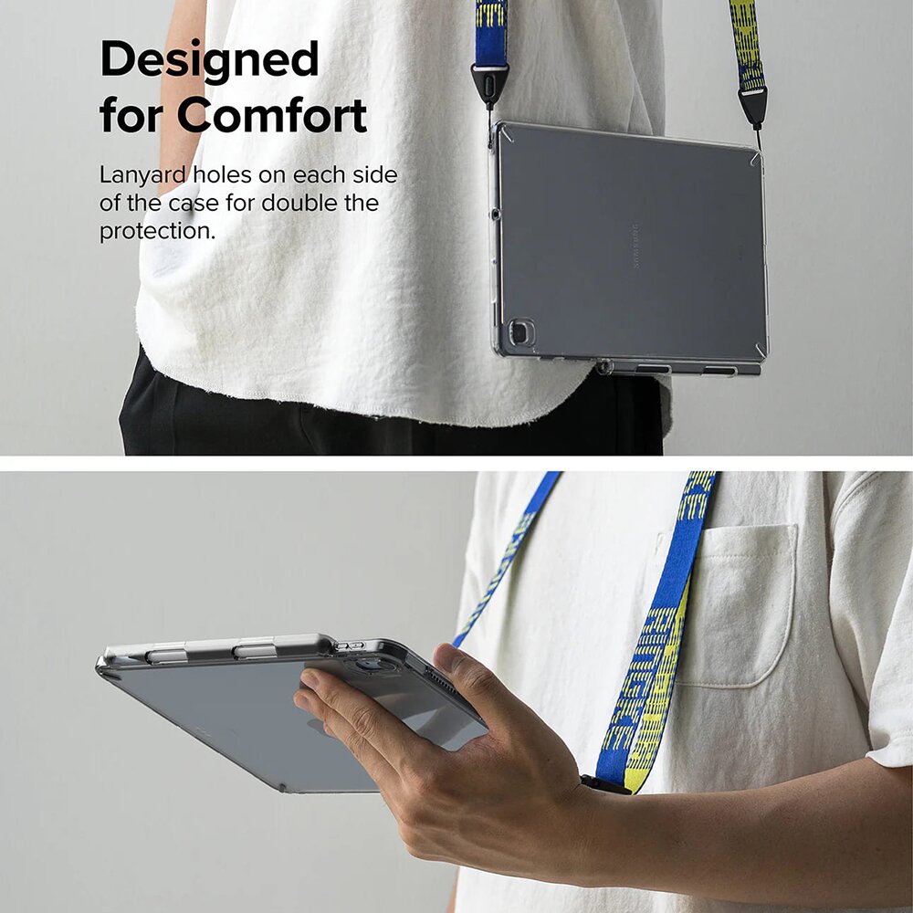 AKCIJA! *** pažeista pakuotė *** Dėklas iPad Air 4 (2020) / Air 5 (2022) / Air 11 (2024) - Ringke Fusion - Smoke Black  5