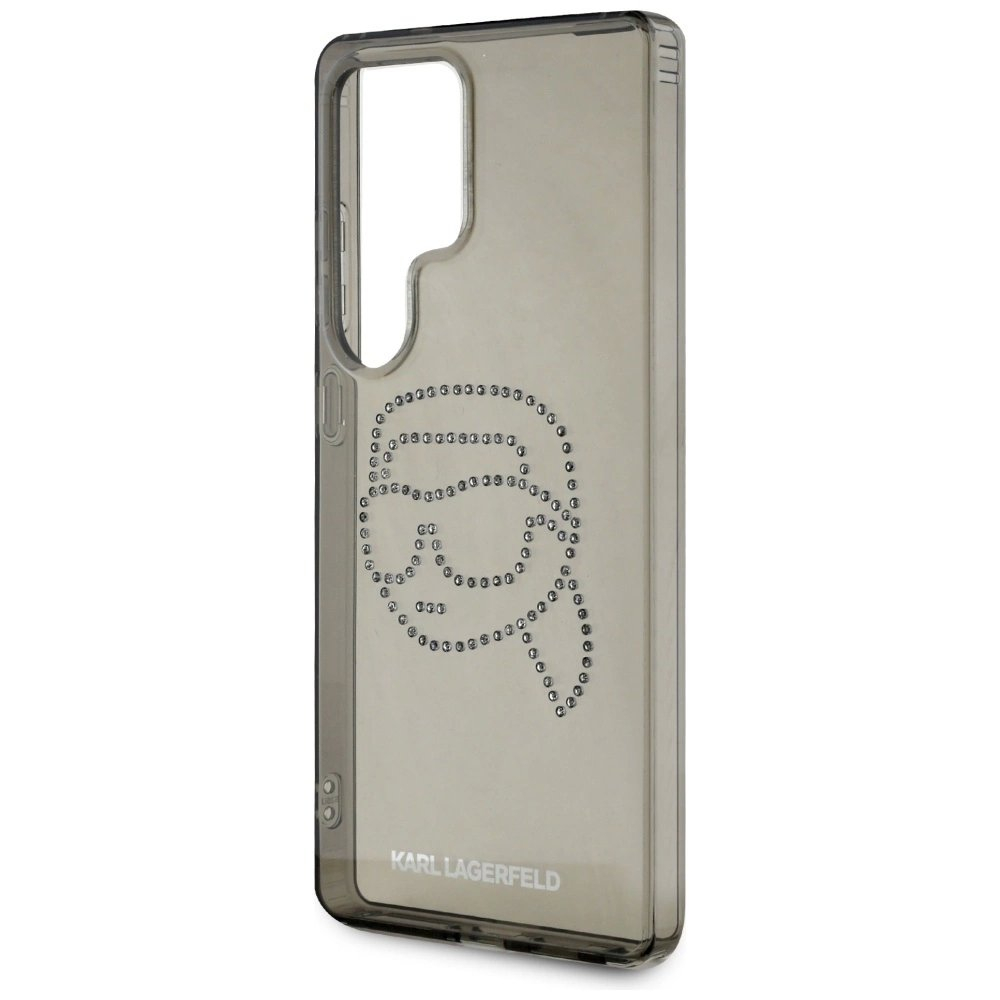 Dėklas Karl Lagerfeld Rhinestones Karl Head Logo Samsung Galaxy S25 Ultra Juodas 5