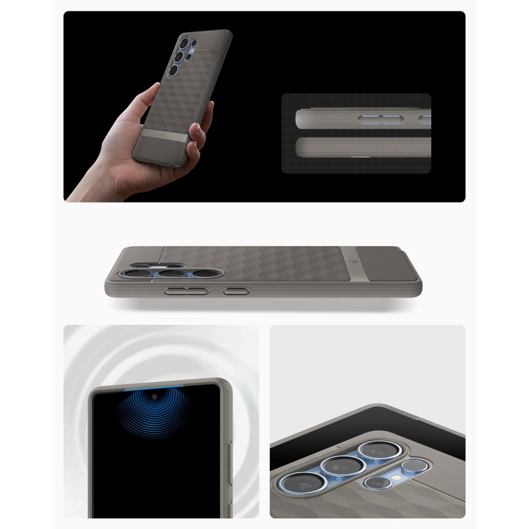 Caseology Parallax Mag MagSafe dėklas Samsung Galaxy S25 Ultra - pilkas 16