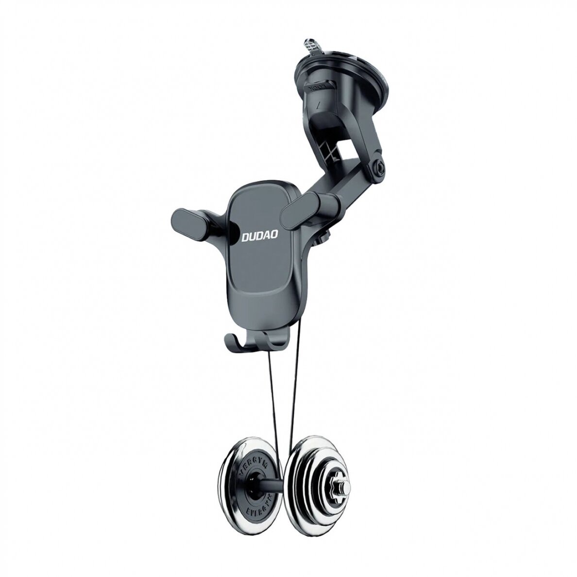 Car phone holder for Dudao F5Pro cockpit - Juodas 5 Car phone holder for Dudao F5Pro cockpit - Juodas 5