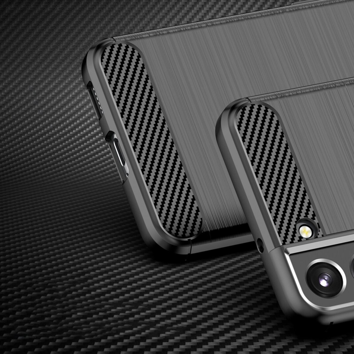 Dėklas Carbon Case Samsung Galaxy S23 Plus juodas 1 Dėklas Carbon Case Samsung Galaxy S23 Plus juodas 1
