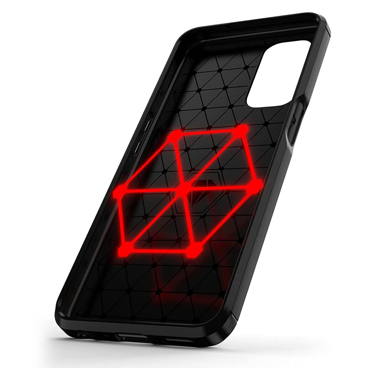 Dėklas Carbon Case Flexible OnePlus Nord N200 5G Juodas 4 Dėklas Carbon Case Flexible OnePlus Nord N200 5G Juodas 4