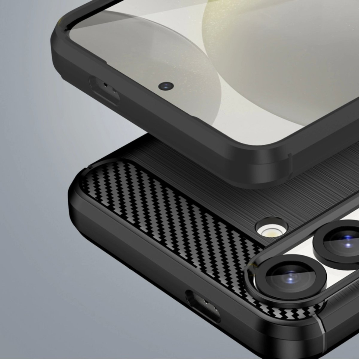 Xiaomi 15 Carbon lankstus silikoninis dėklas - juodas 6 Xiaomi 15 Carbon lankstus silikoninis dėklas - juodas 6