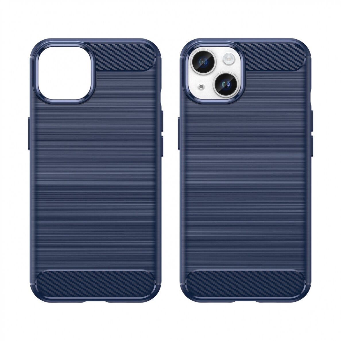 Dėklas Carbon Case flexible for iPhone 14 Plus Mėlynas 7 Dėklas Carbon Case flexible for iPhone 14 Plus Mėlynas 7