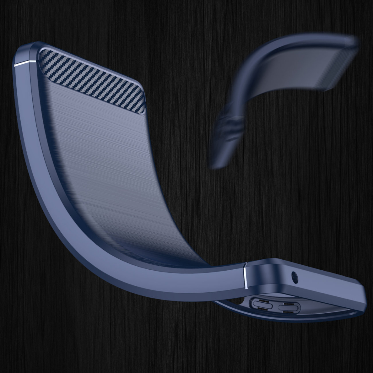 Dėklas Carbon Case Samsung Galaxy S23 mėlynas 9 Dėklas Carbon Case Samsung Galaxy S23 mėlynas 9