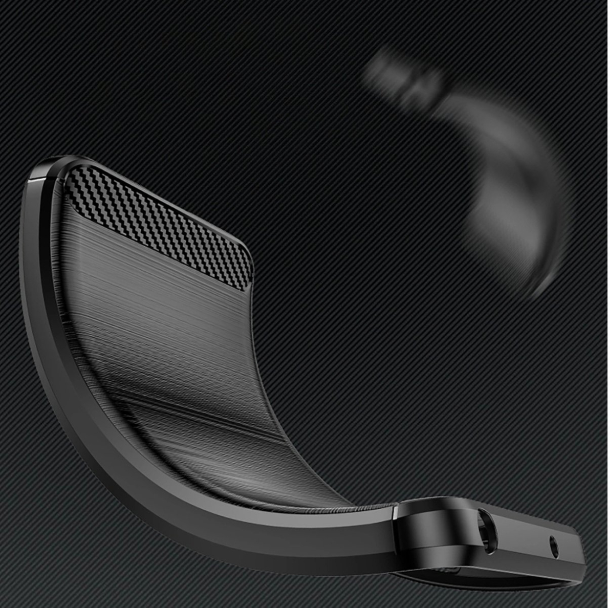 Dėklas Carbon Samsung Galaxy S24 FE - Juodas 4 Dėklas Carbon Samsung Galaxy S24 FE - Juodas 4