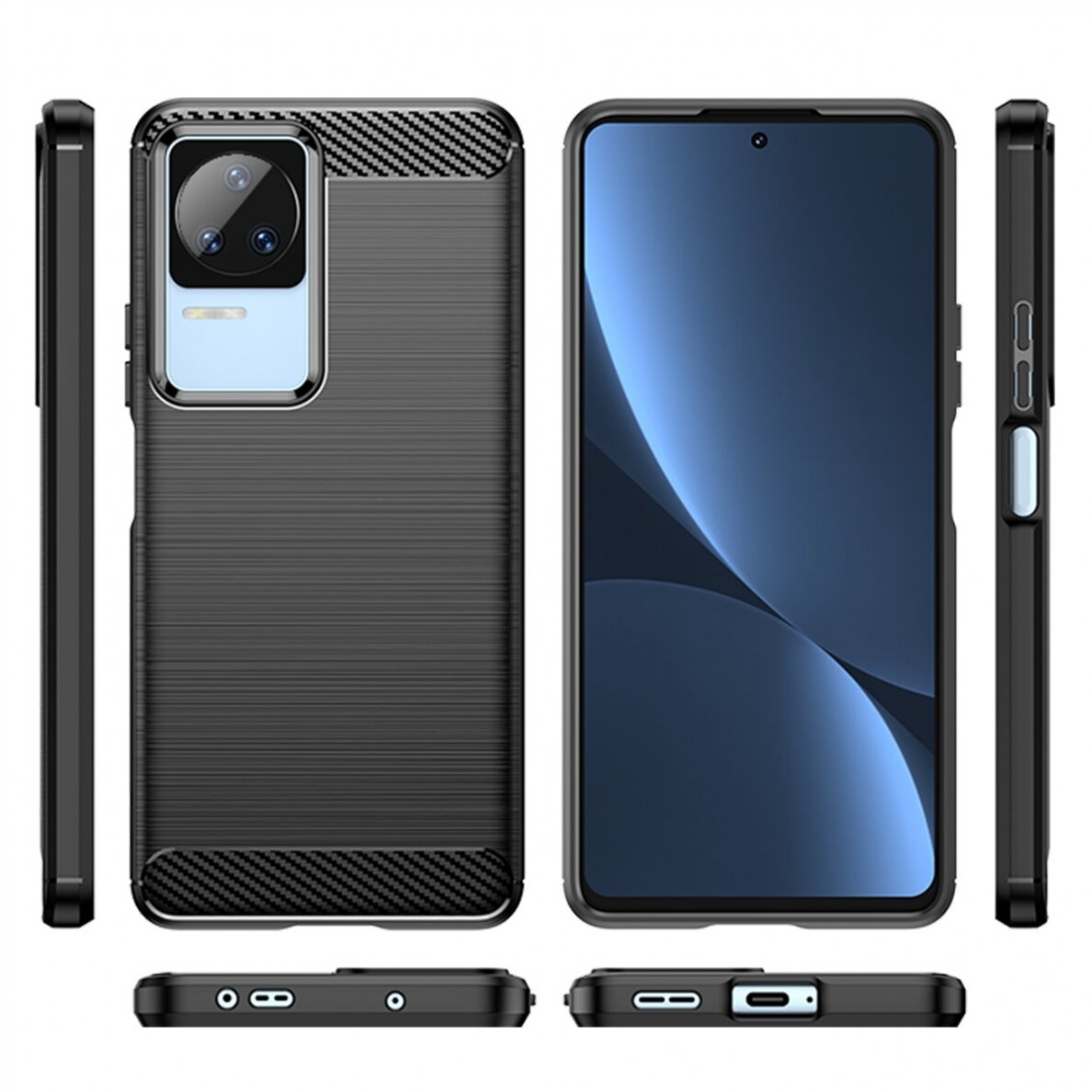 Dėklas Carbon Case for Xiaomi Poco F4 5G Juodas 1 Dėklas Carbon Case for Xiaomi Poco F4 5G Juodas 1