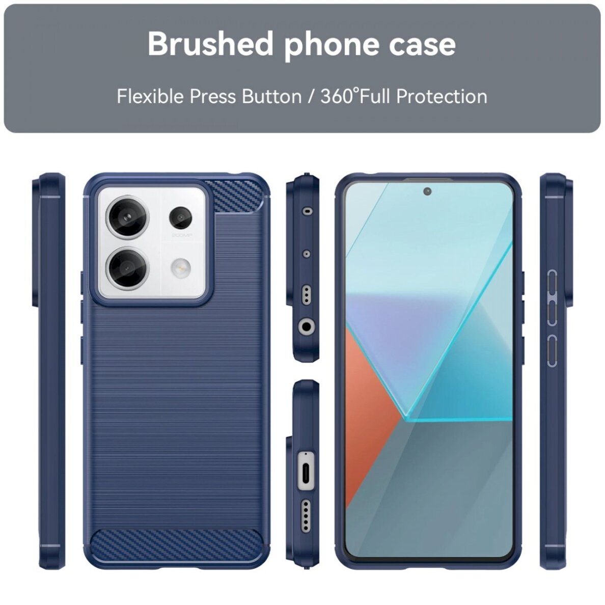 Akcija! Dėklas Carbon Case for Xiaomi Redmi Note 13 Pro+ - Mėlynas 1 Akcija! Dėklas Carbon Case for Xiaomi Redmi Note 13 Pro+ - Mėlynas 1