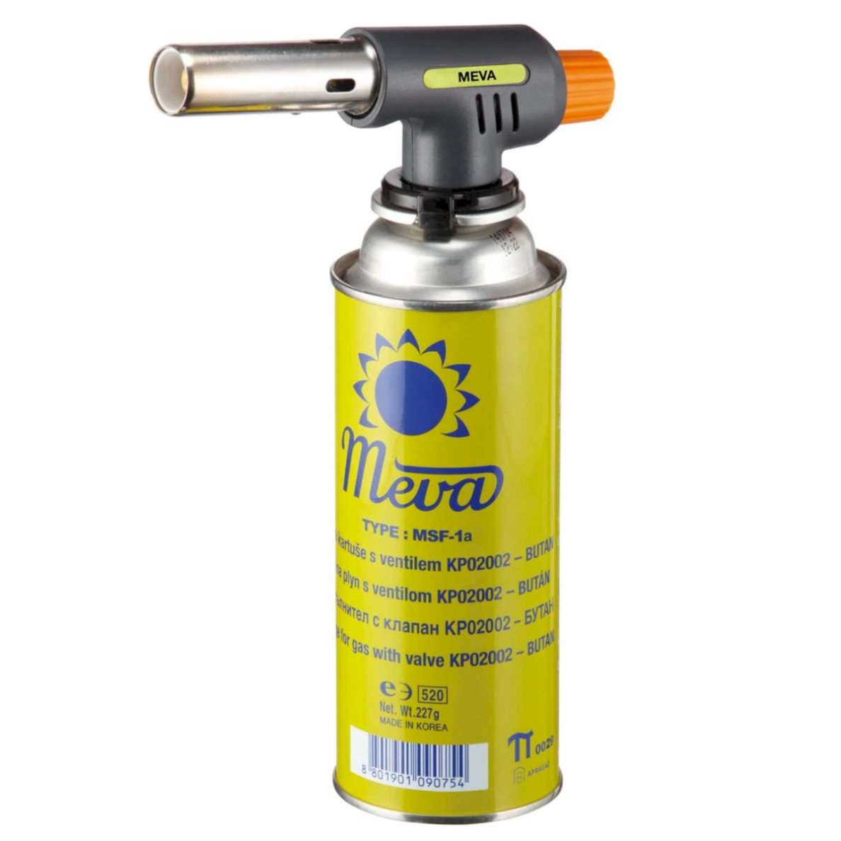 Dujinis degiklis su kasetiniu balionėliu – Creme Brulee, 1kW Dujinis degiklis su kasetiniu balionėliu – Creme Brulee, 1kW