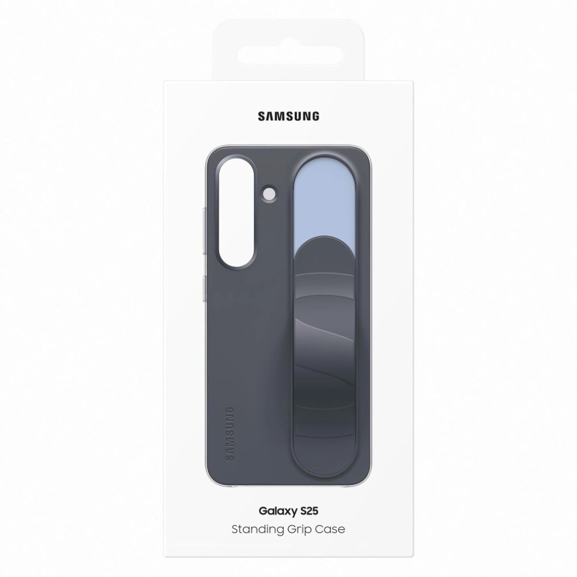 Dėklas Samsung Galaxy S25 Standing Grip Juodas 4 Dėklas Samsung Galaxy S25 Standing Grip Juodas 4