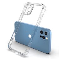 Akcija! Dėklas iPhone 16 Pro Max - Techsuit Shockproof Clear Silicone - permatomas
