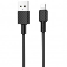 [Užsakomoji prekė] Kabelis  USB-A la Lightning 10W, 2A, 1m - Hoco Superior style (X29) - Juodas