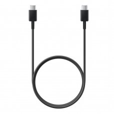 [Užsakomoji prekė] Įkrovimo Kabelis USB-C į Type-C Fast Charging 3A, 1m - Samsung (EP-DA705BBEGWW) - Juodas (Blister Packing) GRK866