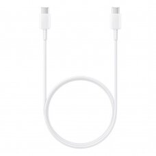 [Užsakomoji prekė] Įkrovimo Kabelis USB-C į Type-C Fast Charging 3A, 1m - Samsung (EP-DA705BWEGWW) - Baltas (Blister Packing) GRK866