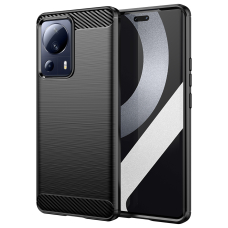 Dėklas Carbon flexible Xiaomi 13 Lite Juodas