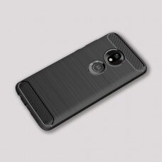 Lankstus Tpu Dėklas "Carbon Case Flexible" Motorola Moto G7 Play Juodas 8