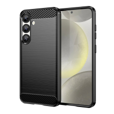 Google Pixel 10 Pro XL Carbon lankstus silikoninis dėklas - juodas