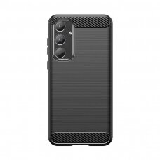 Dėklas Carbon Case for Samsung Galaxy A55 - Juodas