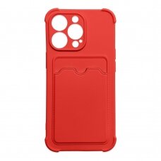 Dėklas Card Armor Case iPhone 11 raudonas