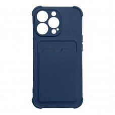Dėklas Card Armor Case iPhone 13 mini Tamsiai Mėlynas