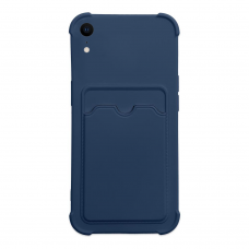 Dėklas Card Armor Case iPhone XR tamsiai mėlynas