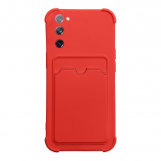 Dėklas Card Armor Case Samsung Galaxy S20 FE 5G Raudonas