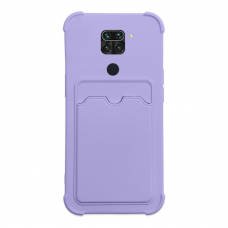 Dėklas Card Armor Case Xiaomi Redmi 10X 4G / Xiaomi Redmi Note 9 violetinis