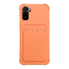 Dėklas Card Armor Case Xiaomi Redmi Note 10 / Redmi Note 10S oranžinis
