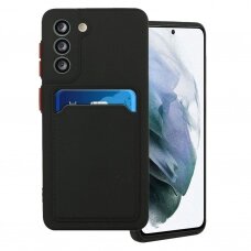 Dėklas su kišenėle kortelėms Card Case Samsung Galaxy S20 FE 5G Juodas