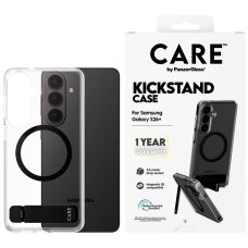 Samsung Galaxy S26+ CARE by PanzerGlass Black Kickstand & QI dėklas – skaidrus Samsung Galaxy S26+ CARE by PanzerGlass Black Kickstand & QI dėklas – skaidrus