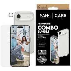 iPhone Air CARE by PanzerGlass stilingas 3in1 apsauginis rinkinys (dėklas + stiklas + kameros apsauga)
