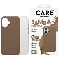 iPhone 17 dėklas CARE by PanzerGlass Fashionable Samba, MagSafe – rudas