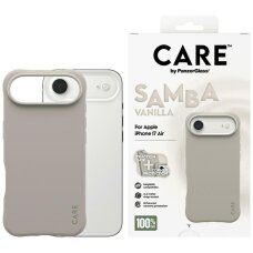 iPhone Air dėklas CARE by PanzerGlass Fashionable Samba, MagSafe – pilkas