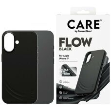 iPhone 17 dėklas CARE by PanzerGlass Feature FLOW, MagSafe – juodas