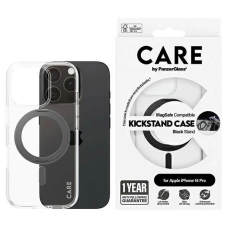 iPhone 16 Pro – CARE by PanzerGlass Feature Kickstand dėklas 6.3" - Juodas/Juodas MagSafe 1322