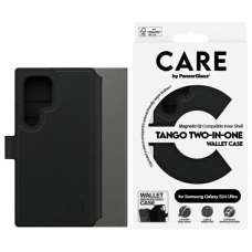 Samsung Galaxy S24 Ultra CARE by PanzerGlass Feature Tango 2in1 Wallet dėklas - juodas