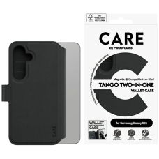 CARE by PanzerGlass Feature Tango 2in1 Piniginės tipo Dėklas skirtas Samsung Galaxy S25 - Juodas