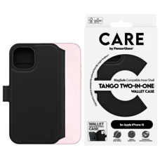 iPhone 15 CARE by PanzerGlass Feature Tango 2in1 Wallet MagSafe dėklas - juodas