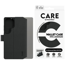 CARE by PanzerGlass Feature Piniginės tipo su atrama Dėklas skirtas Samsung Galaxy S25 Ultra - Juodas