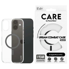 iPhone 16 Plus – CARE by PanzerGlass Flagship dėklas 6.7" - Juodas/Juodas MagSafe 1347